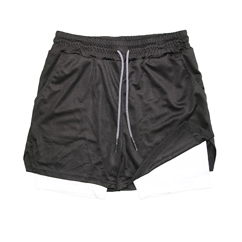 Double Layer Fitness Shorts